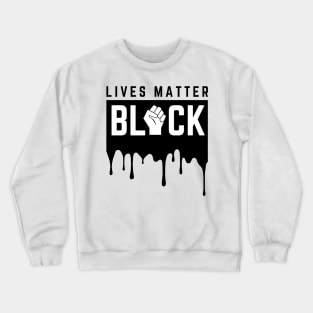 Vintage Black Lives Matter BLM Retro Melanin Black History Month Gift Crewneck Sweatshirt